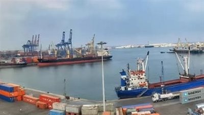 تداول 148 ألف طن بضائع بميناء الإسكندرية خلال 24 ساعة 