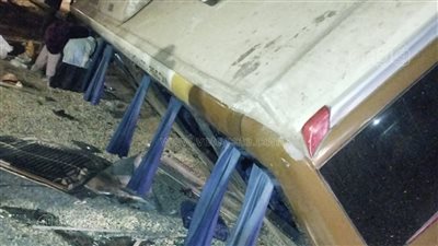 ننشر التقرير الطبي للمصابين في حادث انقلاب أتوبيس سياحي بطريق السويس