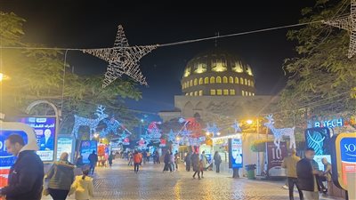 أضواء نادي جزيرة الورد تتألق مع احتفالات المنصورة برأس السنة