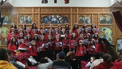 بدء احتفالات أعياد الميلاد بكنيسة العذراء مريم بمطروح (فيديو وصور) 