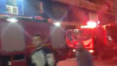 اللقطات الأولى لحريق شقتين بسموحة وسان ستيفانو بالإسكندرية بسبب احتفالات رأس السنة