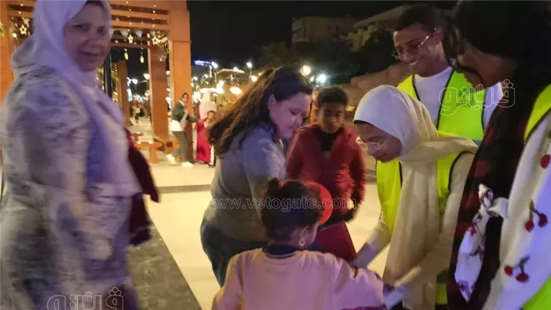 أثناء الاحتفال 