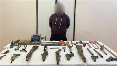 ضبط ورشة لتصنيع الأسلحة النارية في الإسماعيلية 