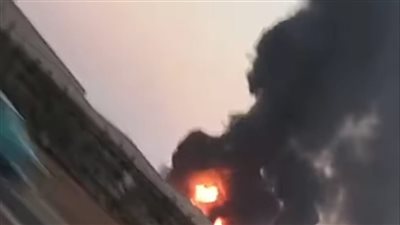 حريق بمصنع فوم في مدينة السادات بالمنوفية