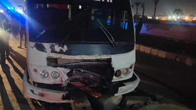 إصابة 18 شخصا فى حادث مرورى بطريق إسكندرية الصحراوى