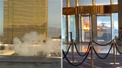 تفاصيل حادث انفجار سيارة أمام فندق ترامب في لاس فيجاس