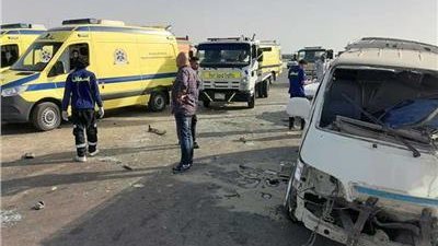 القبض علي سائق سيارة تسبب في إصابة 5 أشخاص بطريق أكتوبر