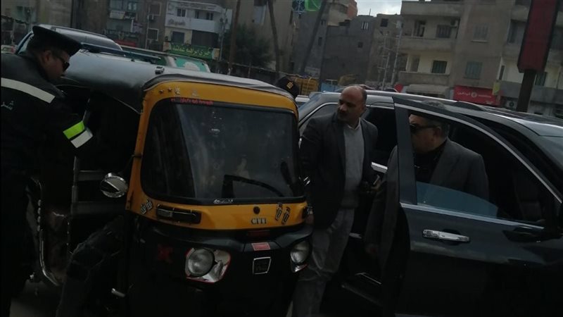 مصادرة توك توك بالمنصورة،