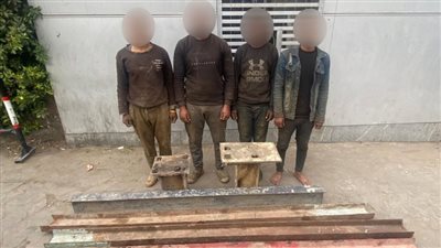 سقوط تشكيل عصابى لسرقة الكبارى فى الجيزة