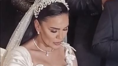 لقطات من عقد قران محمد العمروسي ومي فاروق 