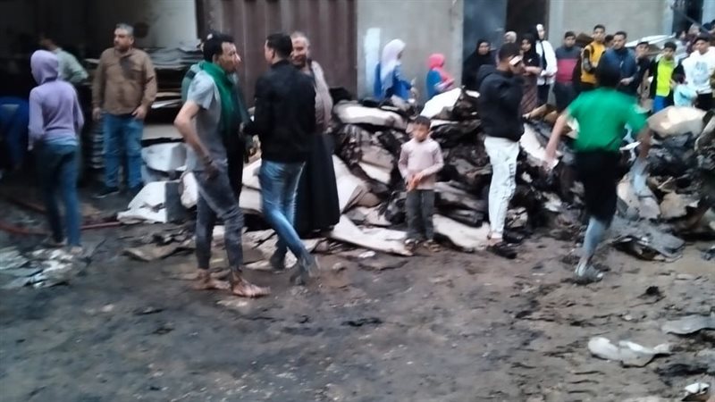 السيطرة علي حريق