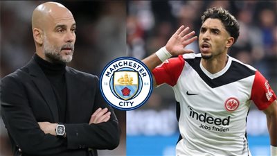 أول رد من فرانكفورت على مفاوضات مانشستر سيتي مع عمر مرموش