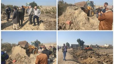 حملة لإزالة تعديات البناء المخالف بالشرقية