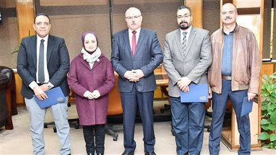 قيادات شابة جديدة بهيئة التدريس بتجارة القناة (صور) 