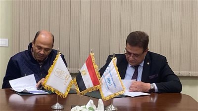 توقيع بروتوكول تعاون بين جامعة بنها الأهلية وشركة كنوز مصر للنماذج الأثرية