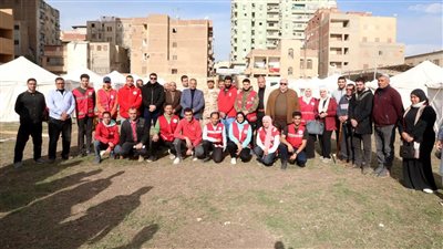 حازم الأشموني يتفقد استعدادات معسكر الزقازيق لمواجهة الكوارث والأزمات