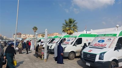 الكشف على 1523 مواطنا خلال قافلة طبية بمدينة دمياط الجديدة 