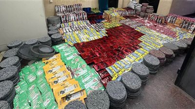 ضبط 4 ملايين قطعة ألعاب نارية بحوزة 14 شخصًا خلال حملة بالقاهرة 