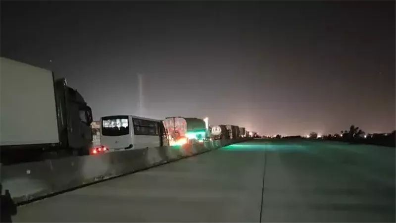 حادث مروع على الطريق