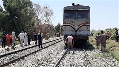 مصرع مسن أسفل عجلات القطار بالغربية