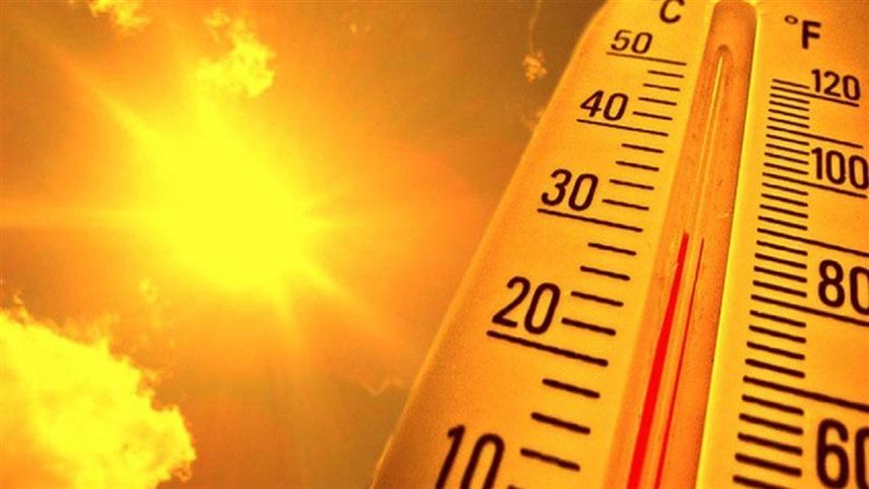 درجات الحرارة اليوم،
