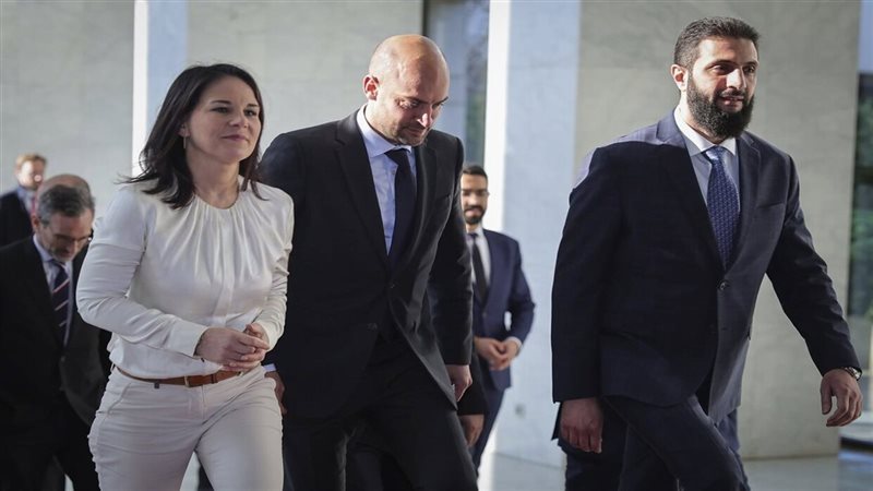 لقاء أحمد الشرع ووزيرة