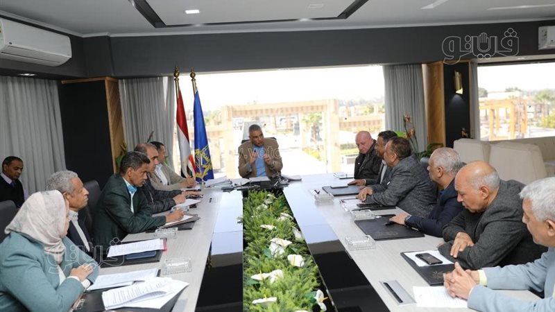 اجتماع محافظ أسوان