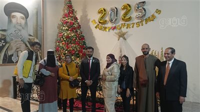 20 صورة ترصد مظاهر احتفالات عيد الميلاد المجيد في كنائس الأقصر 