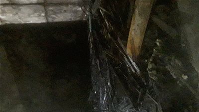 إخماد حريق بمخلفات أخشاب خلف إحدى كنائس الإسكندرية 