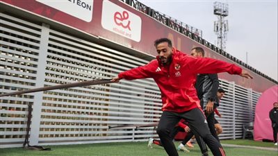 كهربا ينتظم في مران الأهلي بعد تعافيه من الإصابة (صور)