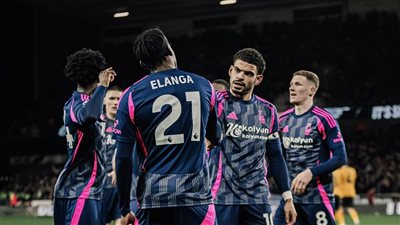 الشوط الأول، نوتنجهام يتقدم على وولفرهامبتون 0/2 في الدوري الإنجليزي 