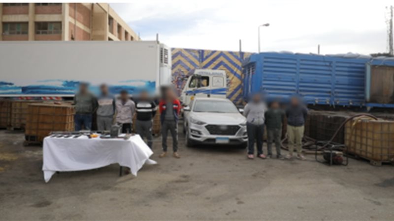  القبض على باقى تشكيل