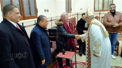 رؤساء المدن والقيادات الشعبية بالغربية يشاركون الإخوة الأقباط احتفالاتهم بعيد الميلاد المجيد