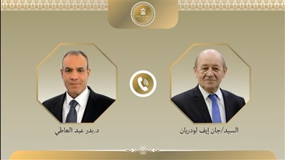 وزير الخارجية يتلقى اتصالًا هاتفيًّا من المبعوث الفرنسي إلى لبنان