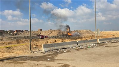  البترول: استكمال عمليات تبريد خط البوتجاز المحترق في الخانكة