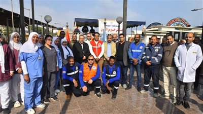 محافظ أسيوط يشهد تشغيل وتدشين مستشفى وإسعاف نهري بمرسى العبارات النهرية