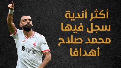 أكثر أندية سجل فيها محمد صلاح أهدافا (إنفوجراف)