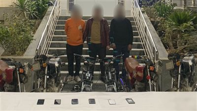 سقوط 4 تشكيلات عصابية لسرقة الدراجات النارية والمواطنين في البحيرة والدقهلية 