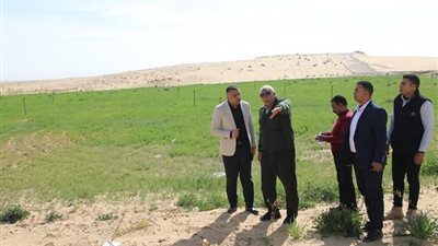 محافظ الوادي الجديد يتفقد عددًا من المشروعات بمدينة الخارجة (صور)