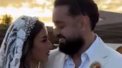 حاتم فهمي يحتفل بزفافه على فتاة من خارج الوسط الفني