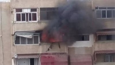 النيابة تستمع لأقوال المصابين في حريق شقة بمدينة بدر 