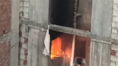 السيطرة على حريق شقة في الإسكندرية (صور)