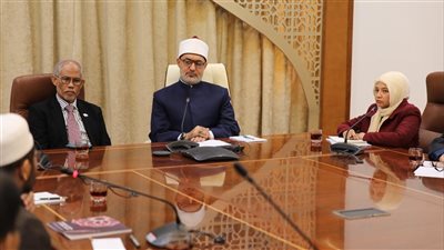 مفتي الجمهورية يبحث مع وفد سنغافوري تأسيس كلية للدراسات الإسلامية