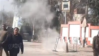 السيطرة على تسريب غاز طبيعى نتيجة كسر خط الكرور بأسوان