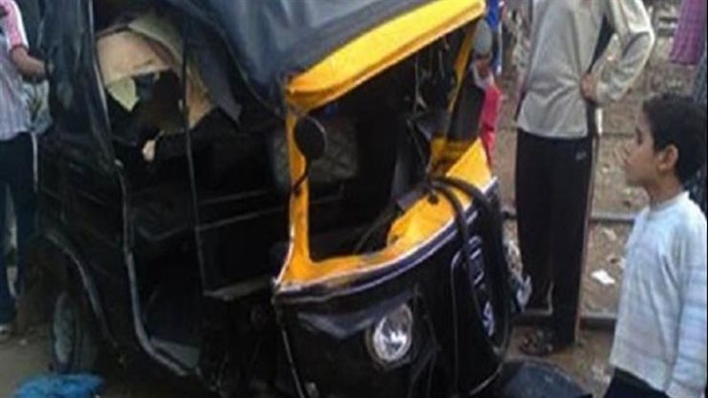  حادث تصادم توك توك
