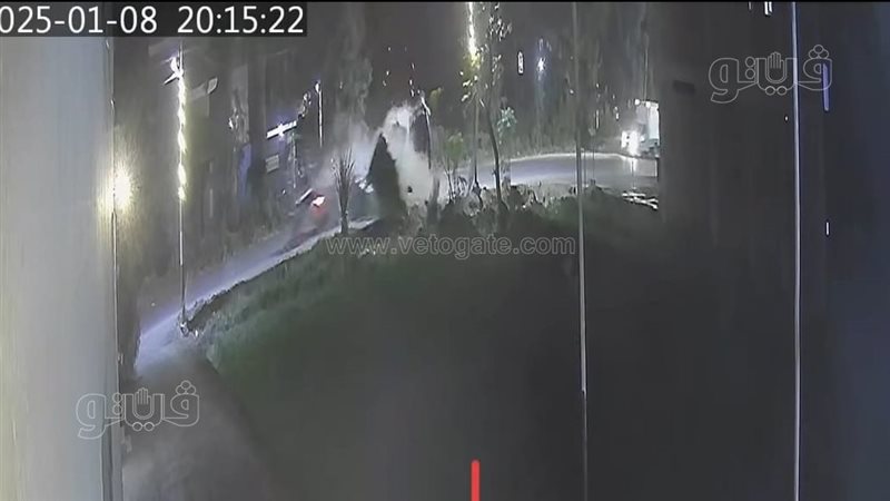 أول فيديو لحادث التصادم