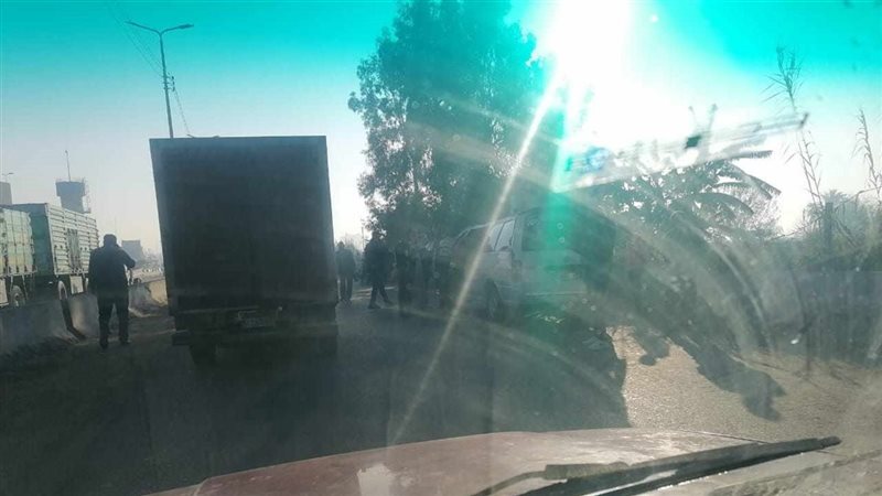  حادث تصادم بين سيارة