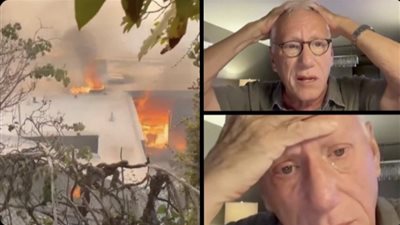 جيمس وودز، ممثل أمريكي دعا لإبادة الفلسطينيين فأحرقت النيران منزله (فيديو)