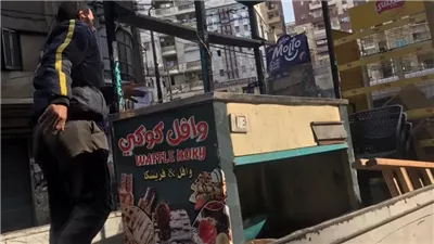 استمرار الحملات المكبرة بوسط الإسكندرية للتصدي للباعة الجائلين 