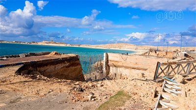 أبرز ملامح تطوير منطقة روميل بمطروح، لاند مارك معدني طائر وإضاءات ليلية (فيديو وصور) 